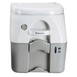 Dometic   SeaLand 975 Portable Toilet 5.0 Gallon   Grey w/Brackets 