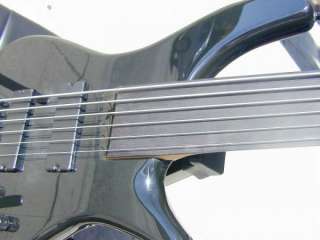 String Electric Ebony Fretless Finger BD Bass Guitar  