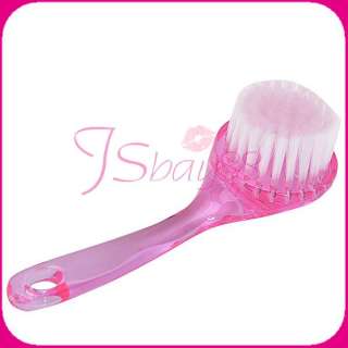 Pink Facial Face Clean Brush Body SPA Skin Cleanser Blackhead Remover 