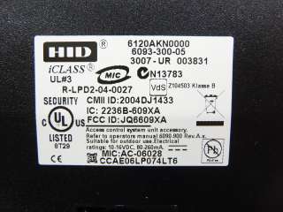 NEW LOT 10 HID iClass R40 Prox Smart Card Reader 6120  