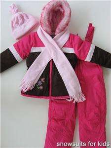   Girls 4 5/6 6X Rothschild 4 Piece Snowsuit ski outfit $98 Retail Value