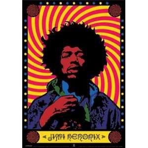  Jimi Hendrix   Psychedelic 3D Holographic Poster 