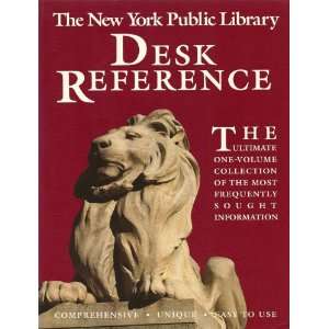    The New York Public Library Desk Reference Felice Levy Books