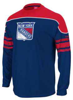 New York Rangers Blue Shootout Team Jersey Long Sleeve T Shirt  