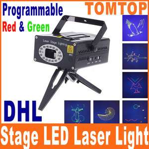 Programmable Multicolor Moving LED Stage Laser Light  