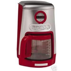  Coffee Maker   Programmable   14 cup   Stainless steel/Red 