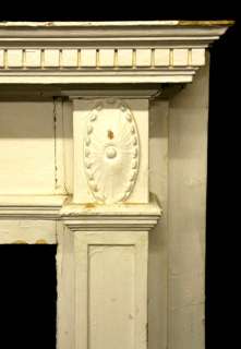   Antique Federal Colonial Georgian Adams Style Fireplace Mantel Mantle
