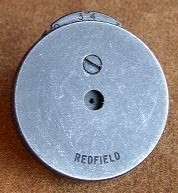   Redfield Sure X selective (8 diff) aperture target receiver sight disc