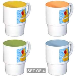  Stackable Coffee Mugs (4) Rubber Ducky Boy HD Everything 