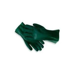 Radnor ® Green Sandpaper Grip PVC Glove With Jersey Lining   Large 