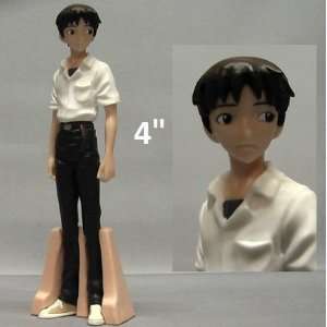   Gashapon Evangelion File Neo Shinji Ikari 4 School Uniform Figure