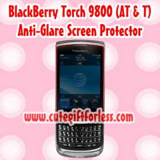   Anti Fingerprint Screen Protector for BlackBerry Torch 9800(AT & T