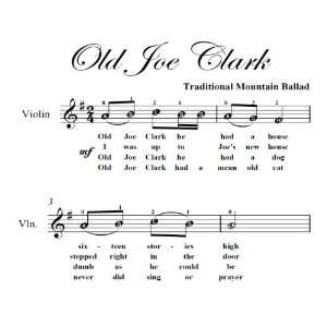  Old Joe Clark Easy Violin Sheet Music Traditionial 