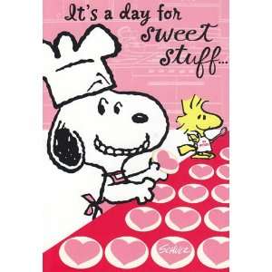 Greeting Card Valentines Day Peanuts Its a Day for Sweet Stuff
