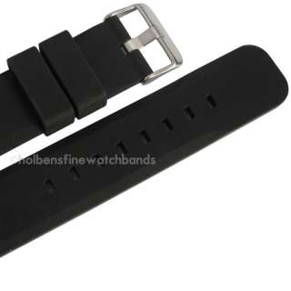   Silicone Rubber deBeer Buckle Watch Band Strap Men fits Panerai  