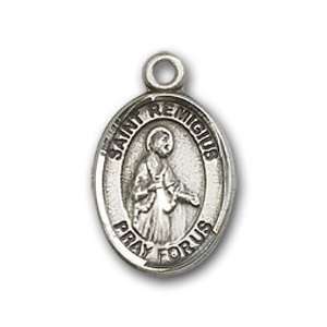 925 Sterling Silver Baby Child or Lapel Badge Medal with St. Remigius 