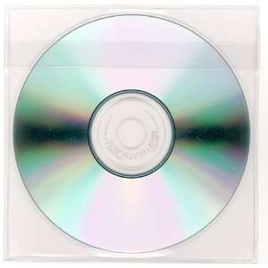 StoreSMART   Peel & Stick CD / DVD Pocket   Clear Plastic   Tight Fit 