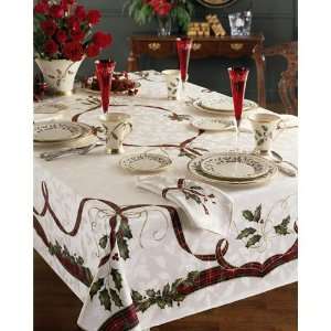   Lenox Holiday Nouveau Christmas Tablecloth 
