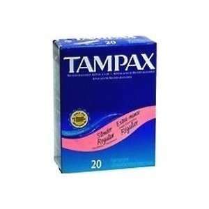 Tampax Tampons With Biodegradable Applicator, Regular Absorbancy   20 