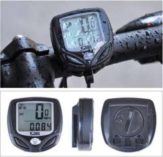 Wireless Water Proof LCD Bike Computer Cycling Speedometer Bicycle 