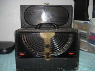 ZENITH SHORTWAVE/AM TUBE RADIO LONG DISTANCE GLOBAL VINTAGE 1940s 50s 
