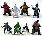 Set of 8 Godzilla Gigan Monsters Action Toy Figures