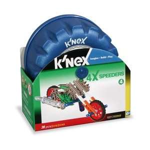  KNex 4X Speeders Building Set   Green Toys & Games