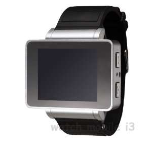   Cell Mobile Watch Phone MP4 FM JAVA Black Cell Phones & Accessories