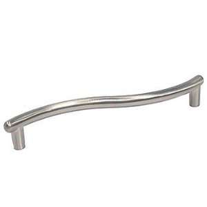  Top knobs   nouveau   5 1/16 wave pull in brushed satin 