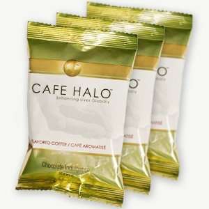 Cafe Halo Chocolate Indulgence Ground Coffee, 2 Ounce Bags (Pack of 24 