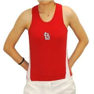  Womens MLB St. Louis Cardinals Football Tank Top Jersey 