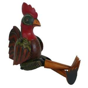   811 Original 20 Inch Wooden Lucky Rooster Puppet
